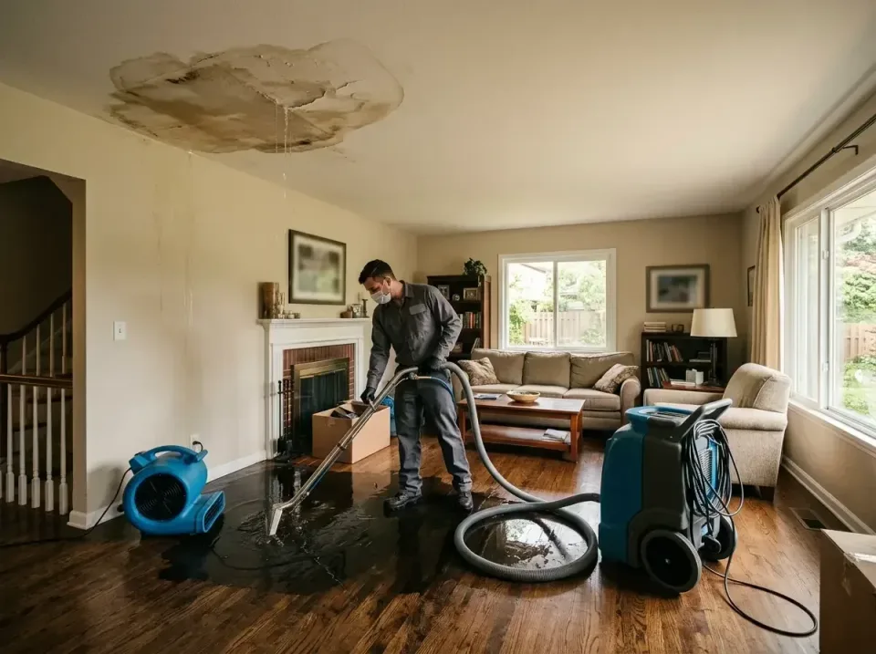 attic-pipe-burst-ceiling-drip-008 — frequently asked questions, Water Damage Restoration & Carpet Care in Millstadt, IL